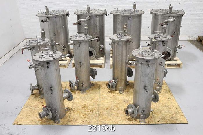 Used Fiberprep SPIRELPAK Spirelpak Elp-136 Cleaning System, Four First Stage Units (18 Positions, 17 Cleaners In Each), Three Secondary Units (5 Positions, 5 Cleaners In Each), Three Tertiary Units (3 Positions, 3 Cleaners In Each) #23194