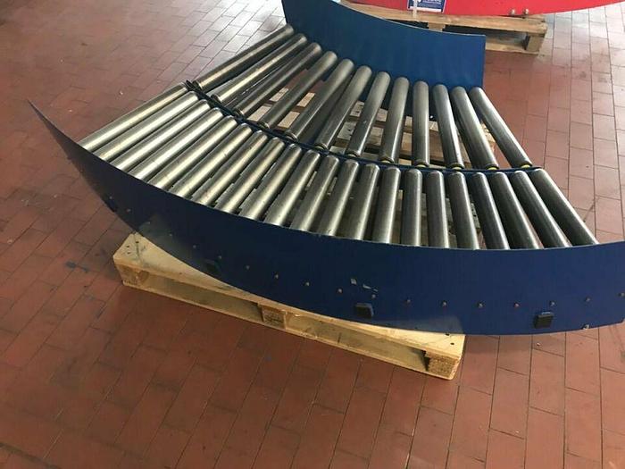 Gebraucht BUDDE Rollenbahnkurve 90° mit 15cm Neigung
