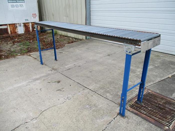 Used Roller Conveyor, solid bar rollers