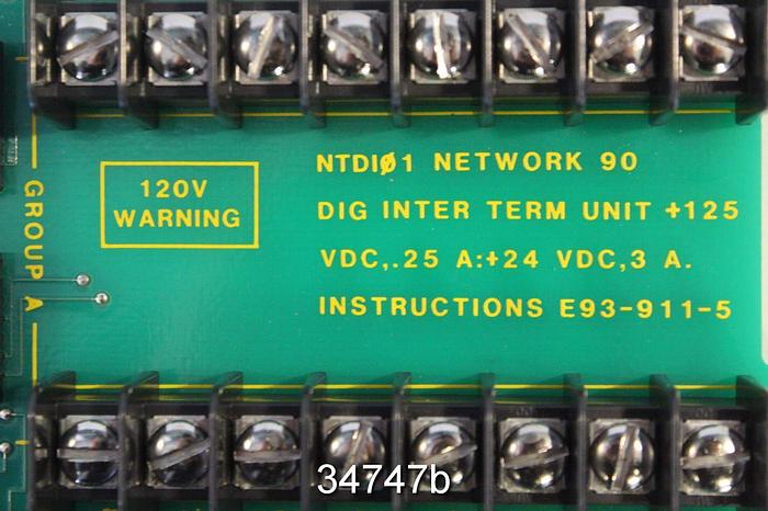 Used ABB Bailey NTDI01 Digital I/O Termination Module #34747