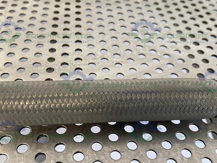 Used 10" Braided Hose w/ 3/4" Sanitary Fitting