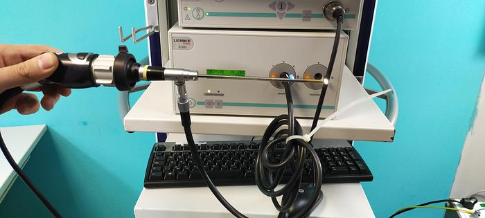 Gebraucht World of Medicine / Lemke Endoskopie Turm mit Zubehör