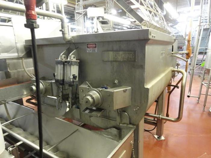 Used Wolfking Dual Shaft Paddle Blender; Md#TSM1500; 3,000 Lbs