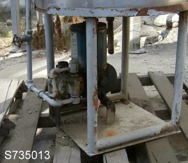 Used Tank, 50 Gallon, S/st, 22" x 36", Agit, 1/4 HP, Cip #S735013