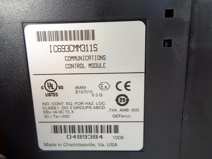 Used GE Fanuc IC693CMM311S