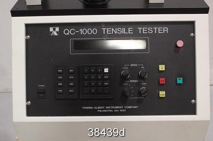 Used Thwing Albert QC-1000 Tensile Tester #38439