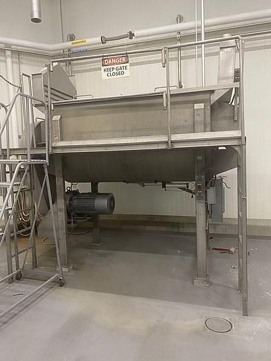 Used 100 CU. FT. DOUBLE RIBBON BLENDER - S/S - 50 HP