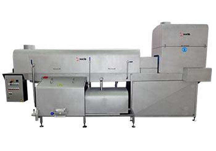 Xuclá Model M325T Tray Tunnel Washer With Blowing Cyclon
