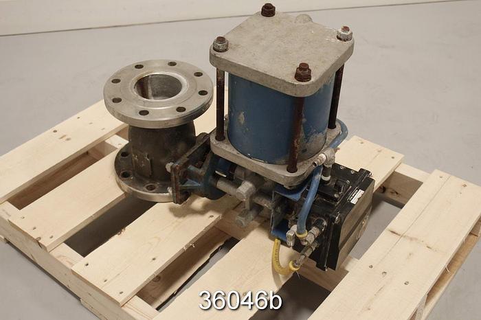 Used Neles Jamesbury 4 5150 31 3600MT 4" Ball Control Valve #36046