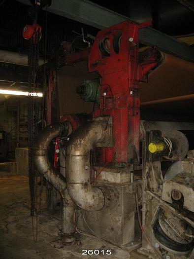 Used Black Clawson  Complete Cylinder Paper Machine, 113" Final Trim, With 9 Forming Units, Two Horne Pressure Formers And Seven Counter Flow Vats, 42" Dia Moulds, 18" Diameter Couch Rolls.   Beloit Suction Drum, 32" Dia.  Horne Primary Press, #26015