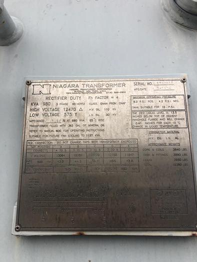Used INDUCTOTHERM  TRANSFORMER