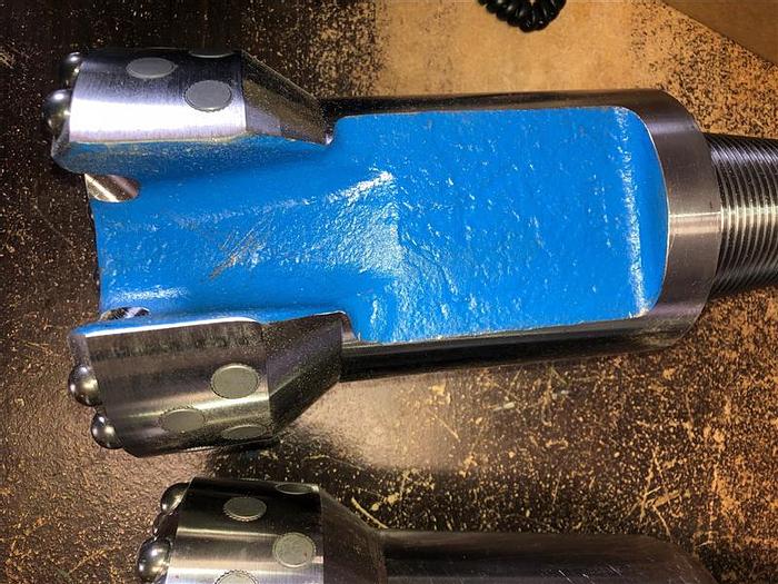 6" Cable Tool Flat Face Button Bit