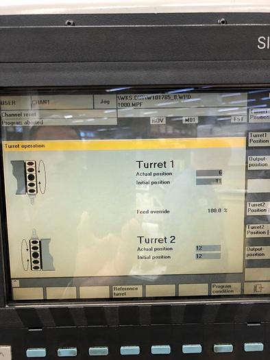 Used Gildemeister Twin 65 with Y axis and sub spindle