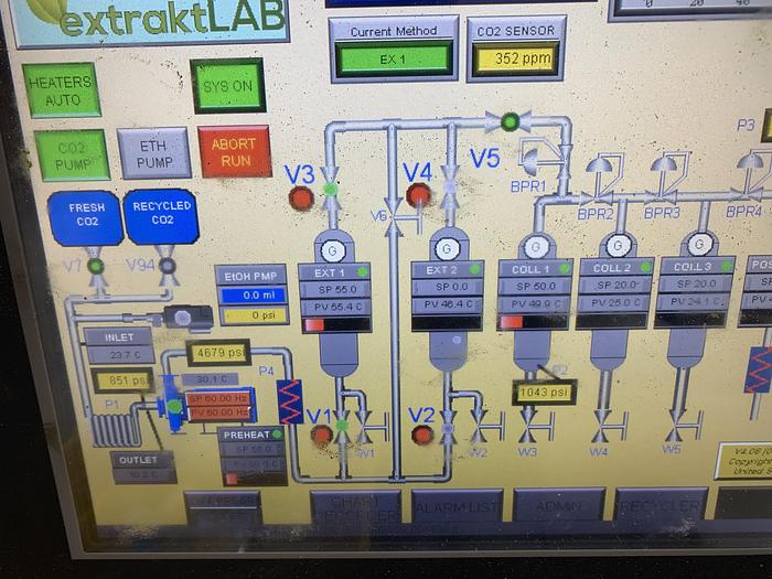 Used High End Supercritical CO2 Extraction - 83% off Original Invoice: Lightly Used