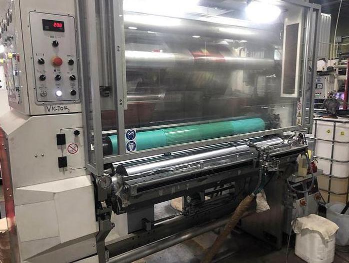 Used 56" UTECO SOLVENTLESS LAMINATOR MODEL IZAR 140 WITH PRE MIXER
