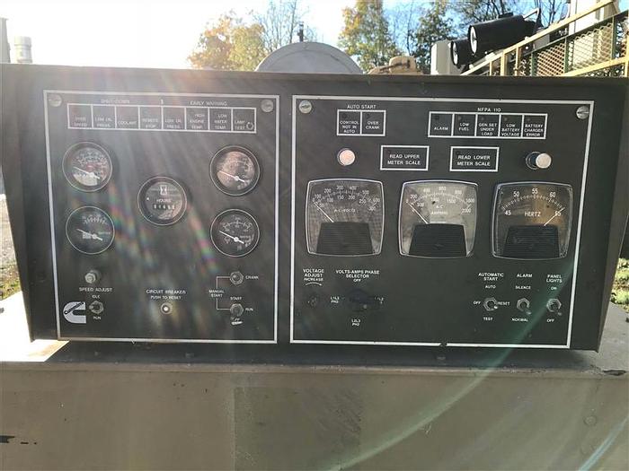 Used 1988 Cummins KTTA19-GS2 Engine & 500 KW DIESEL GENERATOR