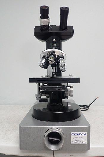 Used Wild Heerbrugg M12 1.25x Trinocular Microscope with 6 Objectives