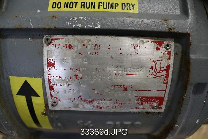 Used Nash CL 202 Vacuum Pump #33369