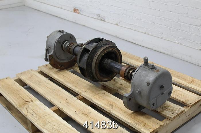 Used Ingersoll Rand 6ALV Rotating Assembly, 7 Vane Bronze Impeller #41483