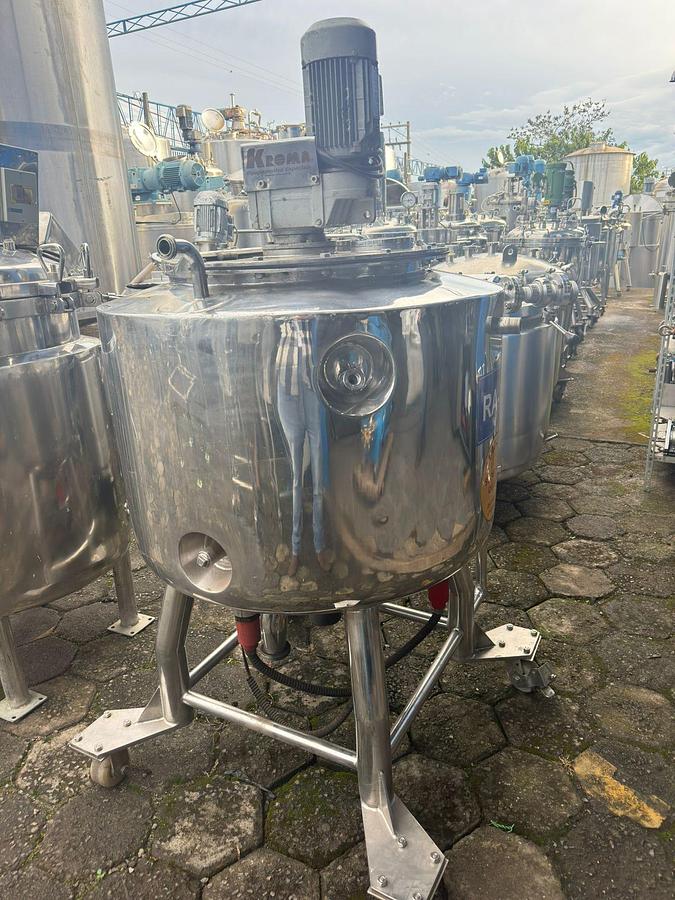 Usado Tanque misturador com aquecimento , cap 120 Lts - Kroma