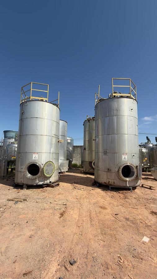 Usado Tanques em aço inox 316 L , com agitação - 20 / 25 /30 m3 - WFA Equipamentos