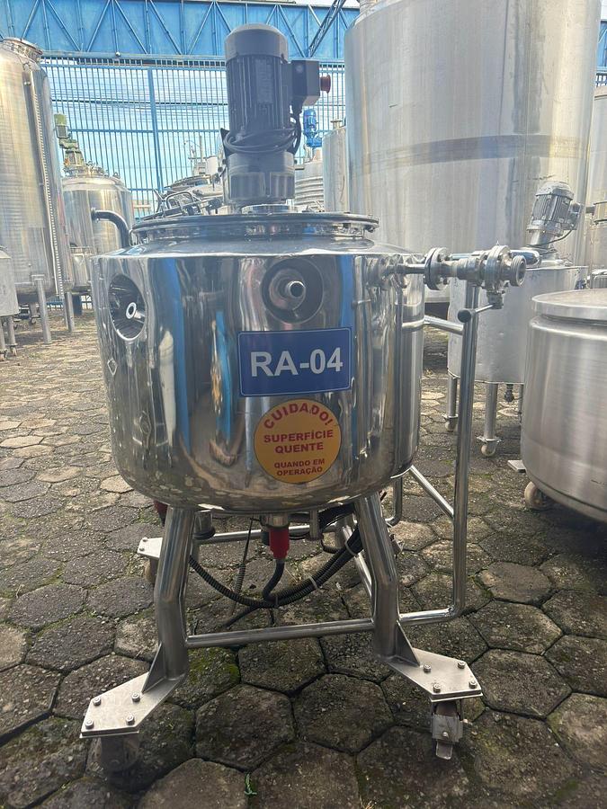 Usado Tanque misturador com aquecimento , cap 120 Lts - Kroma