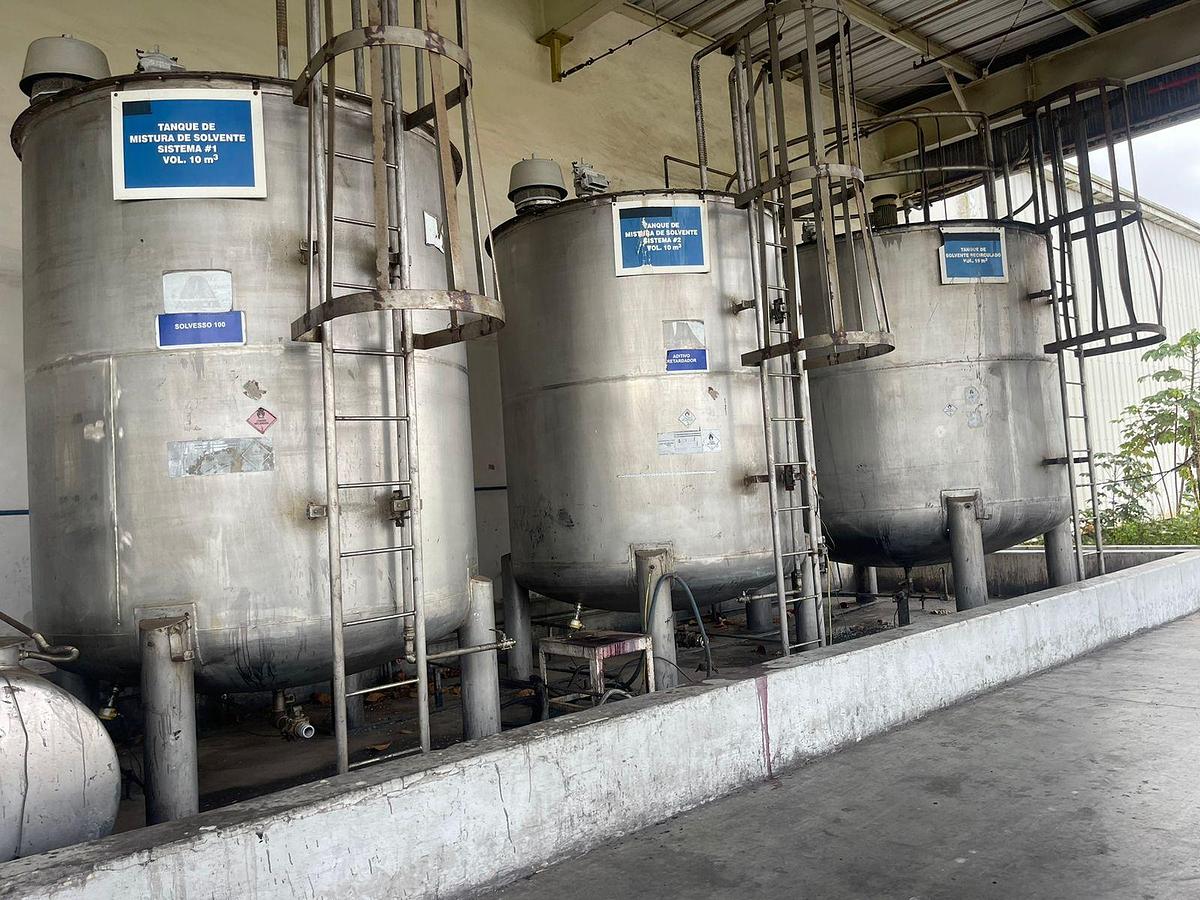 Usado Tanque misturador em aço inox, cap 19.000  Lts - WFA Equipamentos 