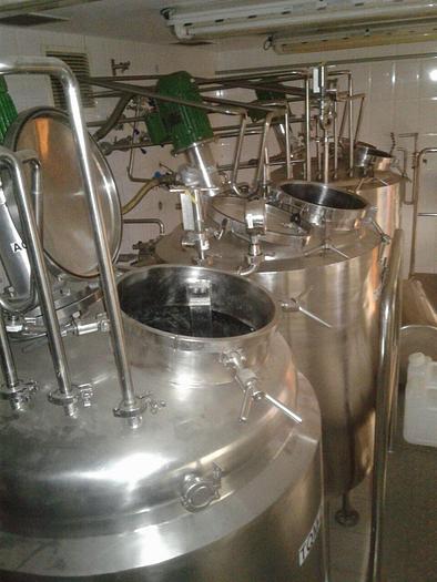 Used Reator aço inox