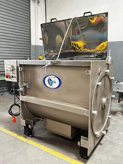 Usado Misturador inox tipo pás , cap 1000 Lts