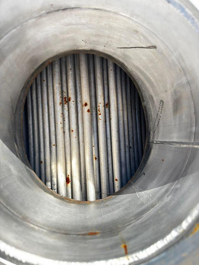 Usado Condensador de agua , trocador de calor inox 