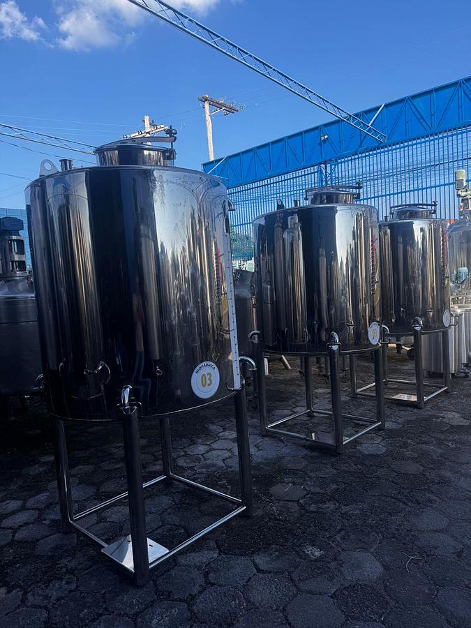 Usado Tanque em aço inox , reservatorio   1.000 Lts  - WFA Equipamentos