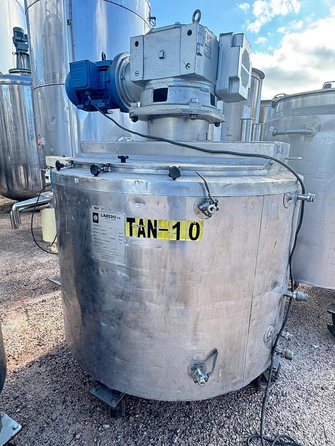 Usado Batedeira  encamisada em inox , cap 600 Lts 