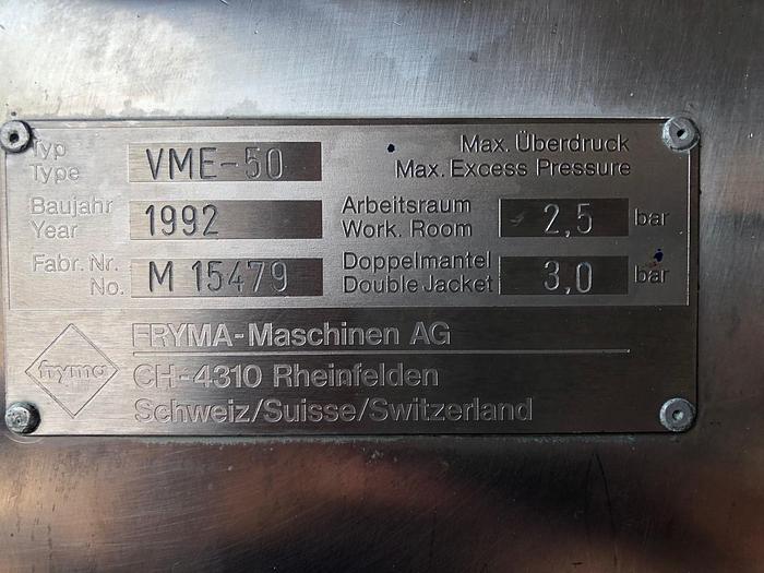 Usado Cream and ointment reactor, FRYMA brand