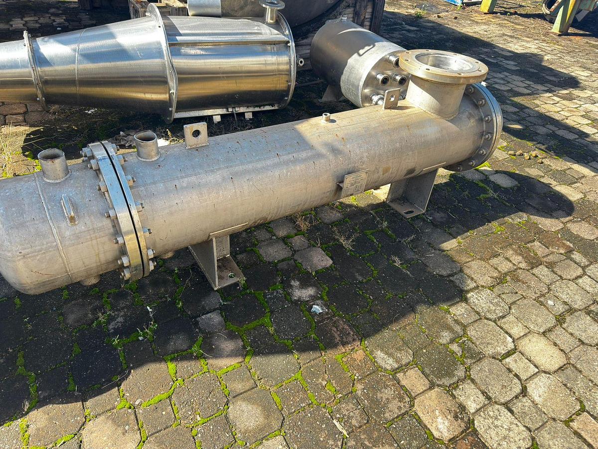 Usado Condensador de agua , trocador de calor inox 