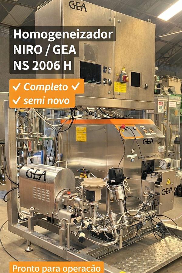 Usado Homogeneizador de alta pressão , NIRO SOAVI - WFA Equipamentos 