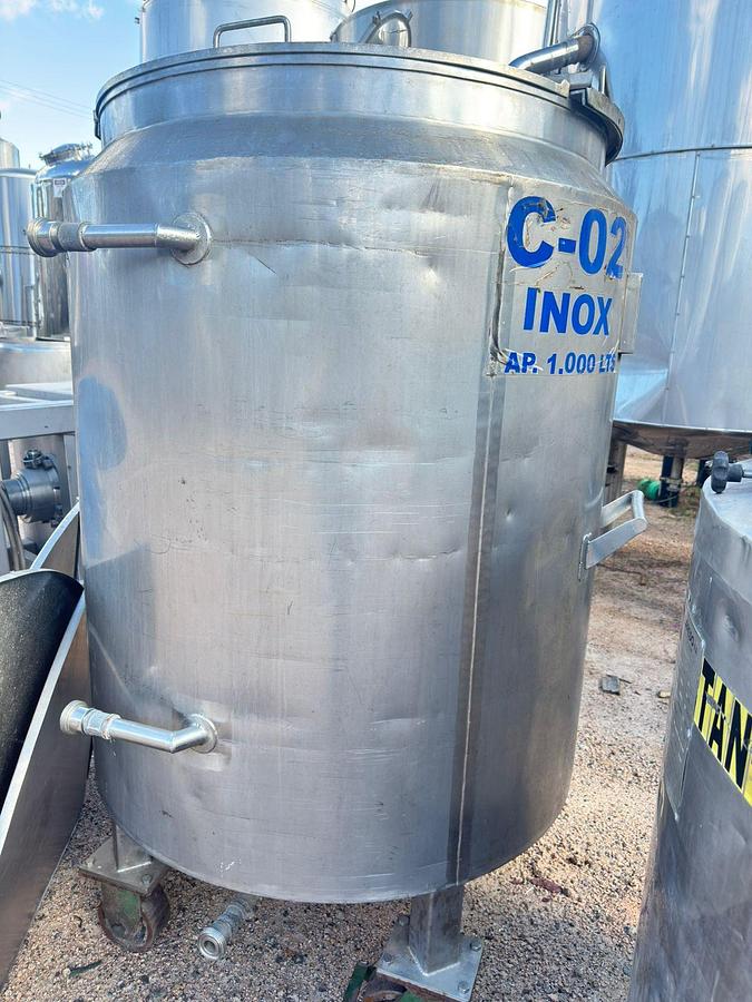 Usado Tanque em inox encamisado , CEPEM