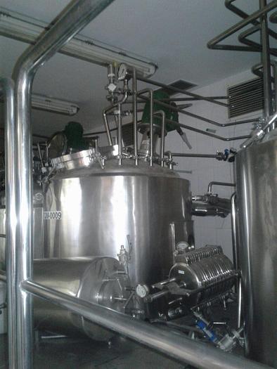 Used Reator aço inox