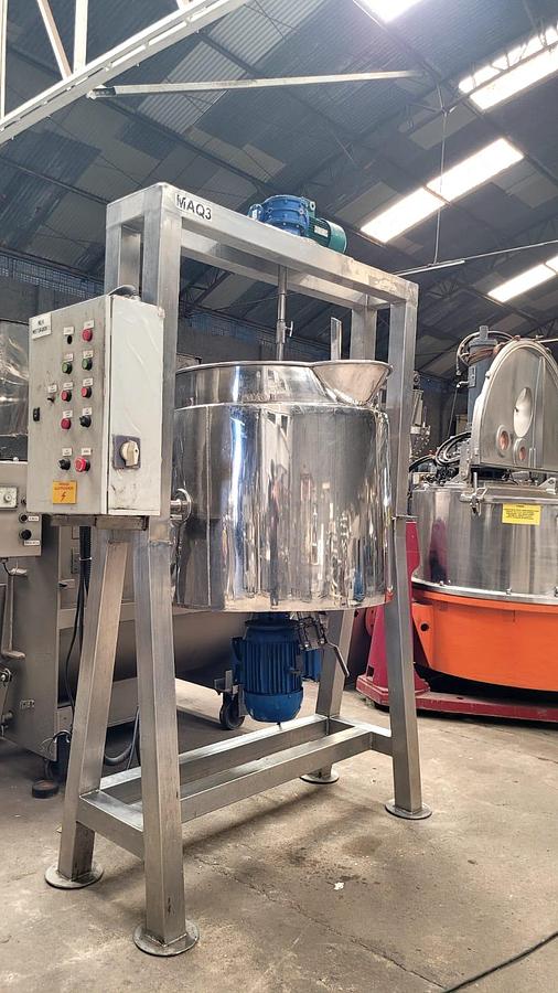 Usado Batedeira com aquecimento elétrico  e turbo , cap 500 Lts - WFA Equipamentos