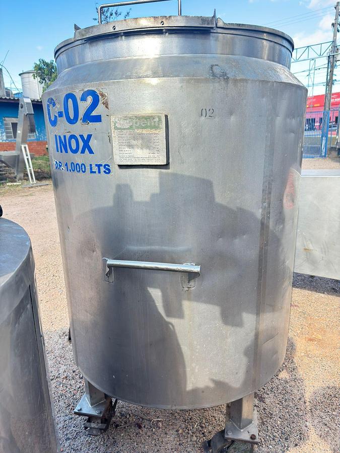 Usado Tanque em inox encamisado , CEPEM