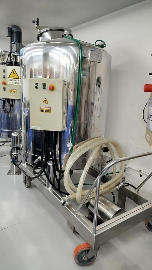 Usado Sistema CIP Móvel em Aço Inox para Higienização Industrial - WFA Equipamentos