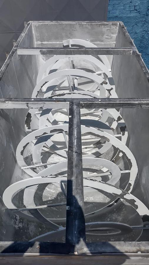 Usado Misturador de pós , Ribbon Blender em aço inox