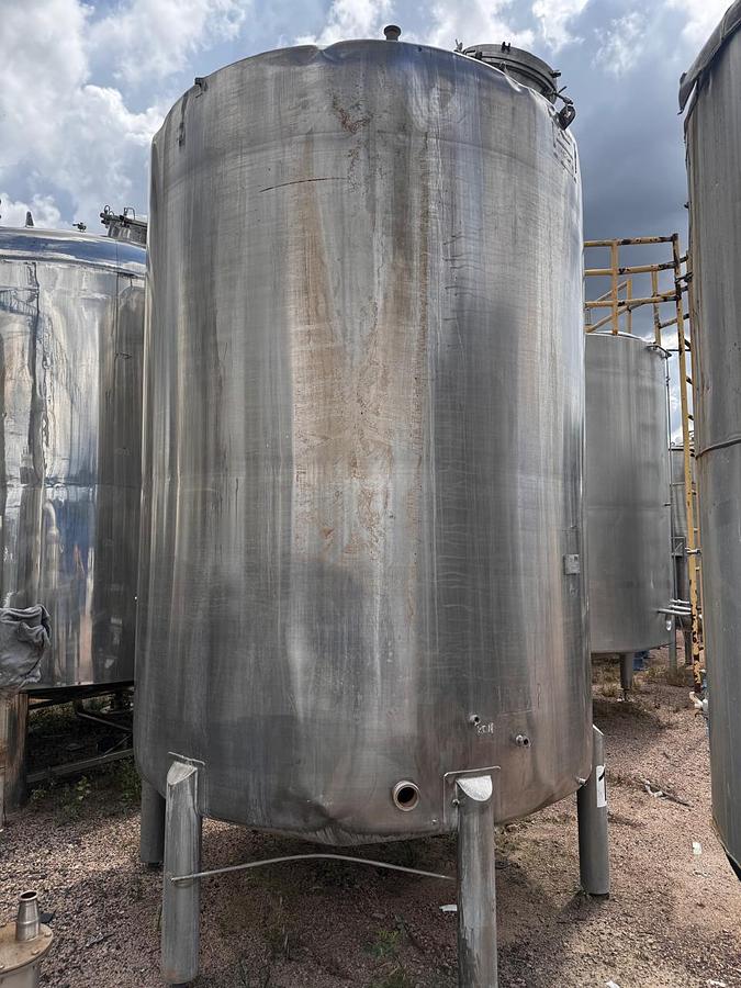 Usado Tanque de estocagem  em aço  inox   , cap. 12.500 lts - WFA Equipamentos 