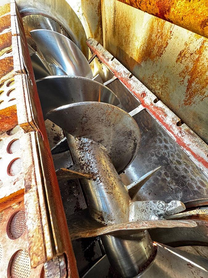 Usado Prensa desaguadora em inox