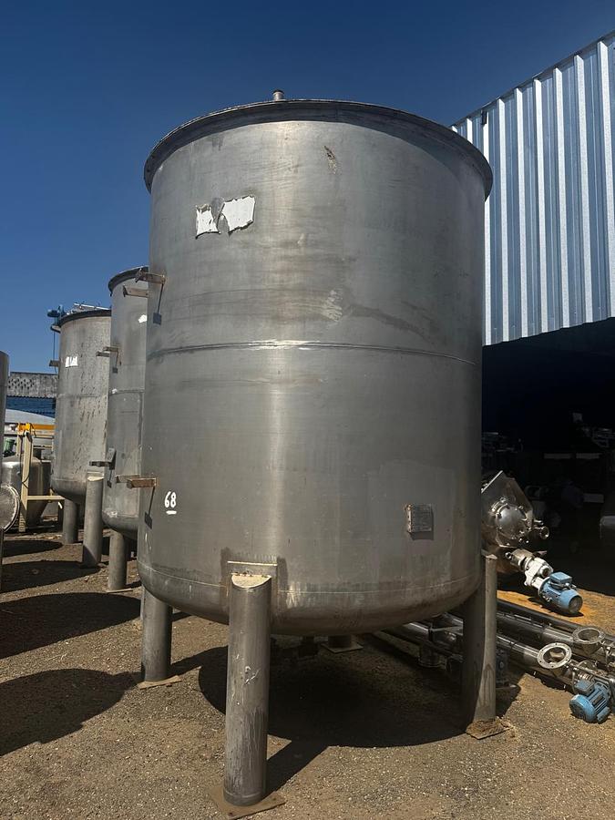 Usado Tanque em inox  reservatorio , cap 10.000 Lts