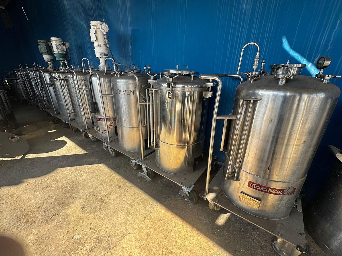 Usado Tanque em aço inox, cap 120 Lts