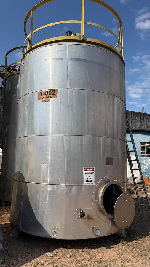 Usado Tanques em aço inox 316 L , com agitação - 20 / 25 /30 m3 - WFA Equipamentos