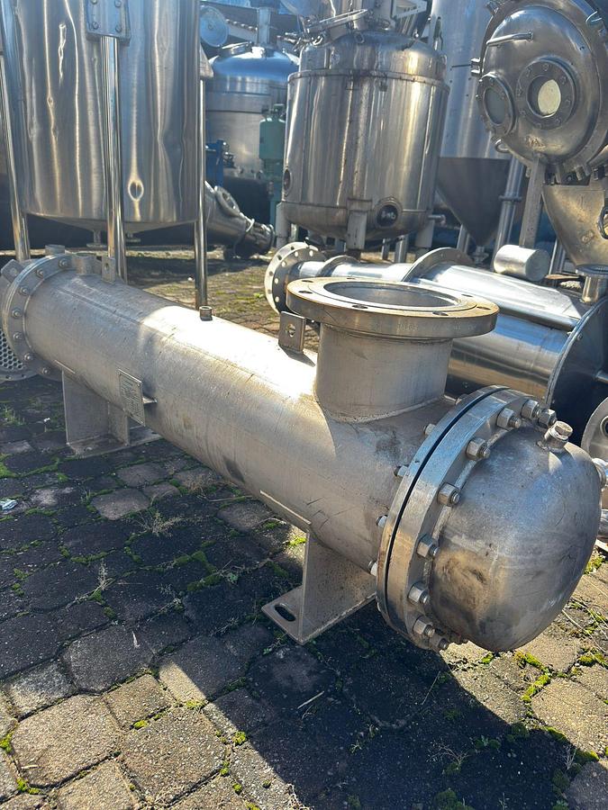Usado Condensador de agua , trocador de calor inox