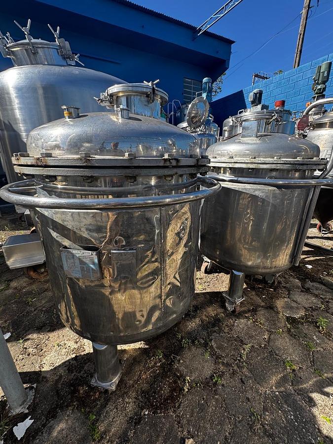 Usado Tanque  em aço  inox  316 L, cap.380 lts  - Niro Atomizer