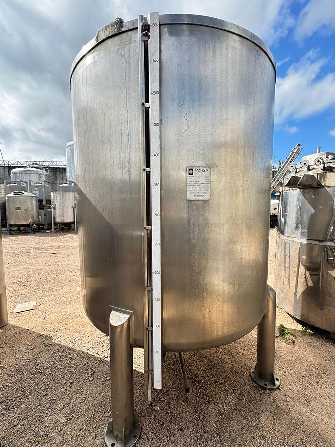 Usado Tanque em aço inox - reservatorio , cap 6000 Lts
