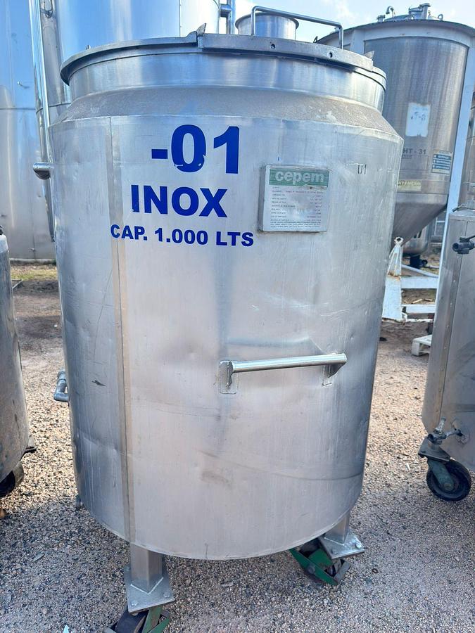 Usado Tanque em inox encamisado , CEPEM